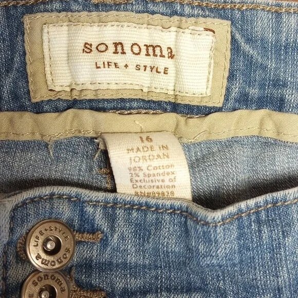 Sonoma Women's Straight Leg Jeans - Picture 3 of 4